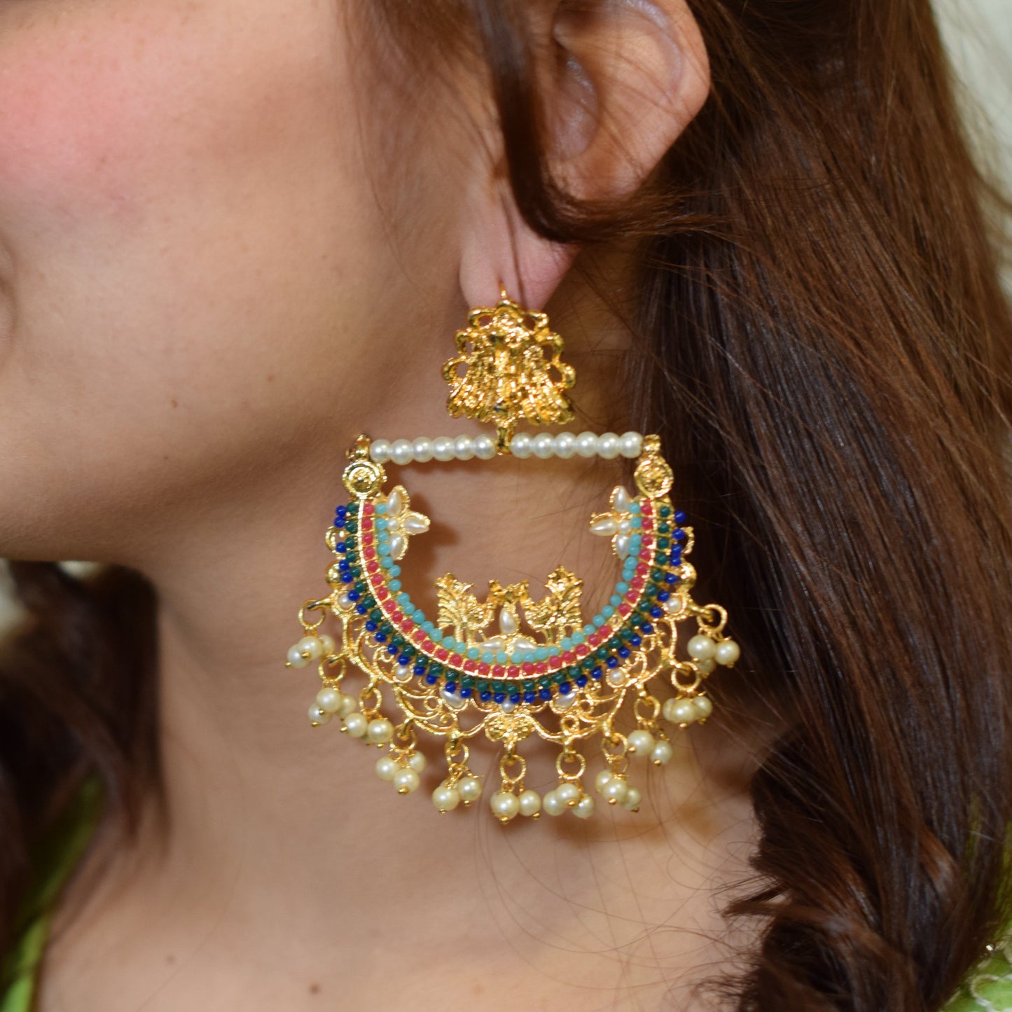 Peacock Earings