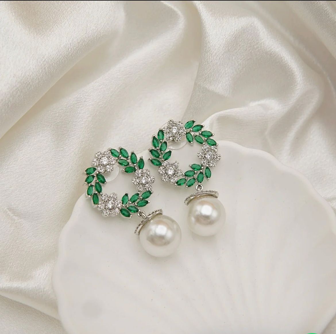 Elegant Silver Zirconia Earrings | Timeless Sparkle & Sophistication