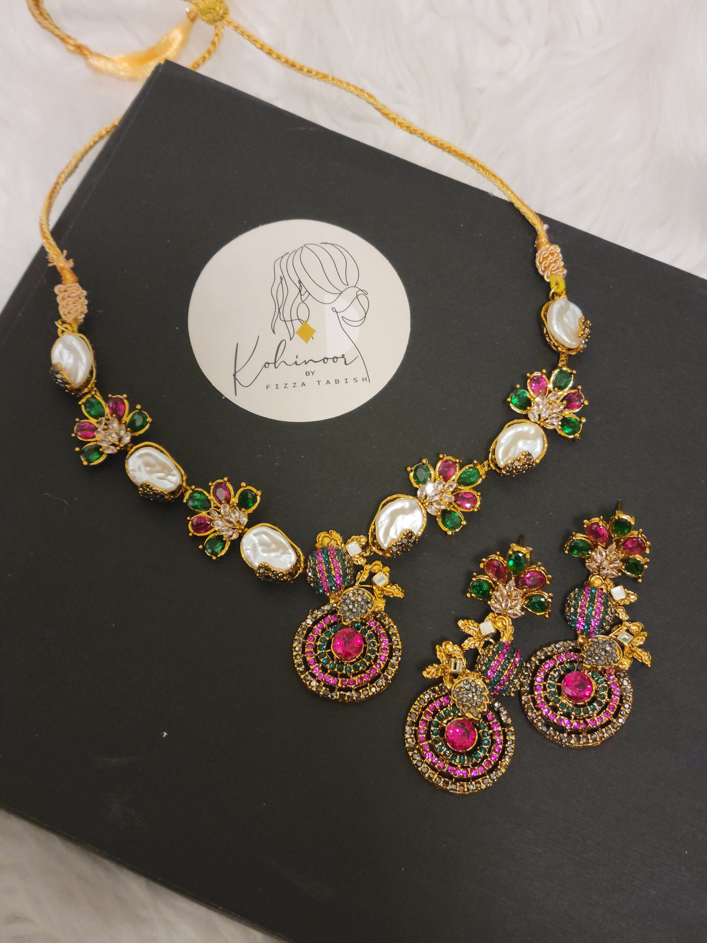 Hand made Turkish multi-color set