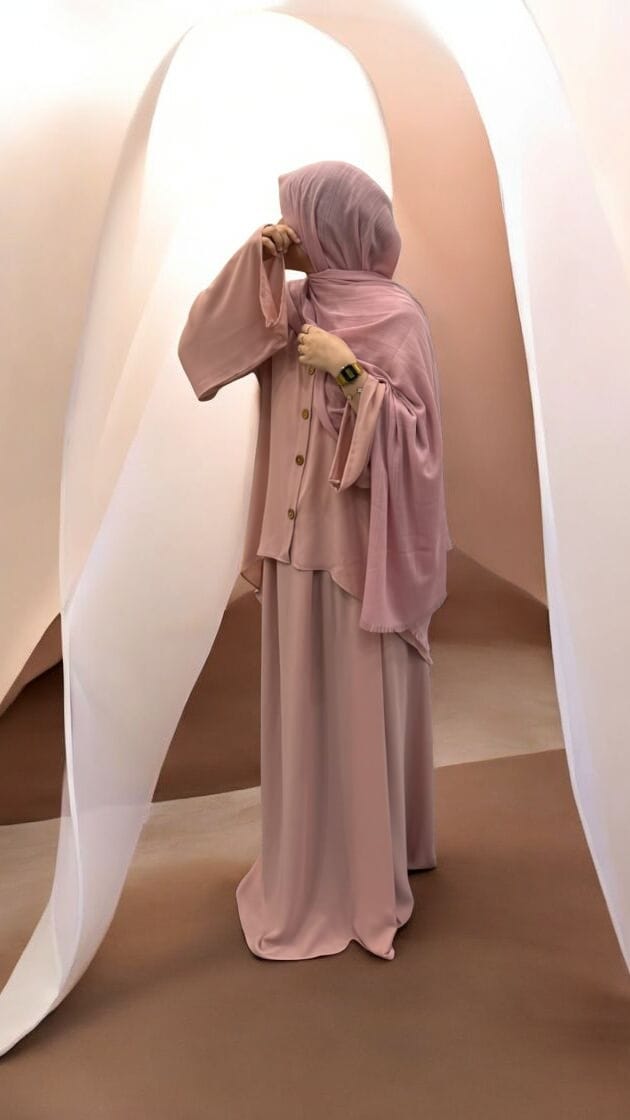 NEW COLLECTION | Co-ord set | 2 - piece | Tea pink, Teal, Black & Olive Green